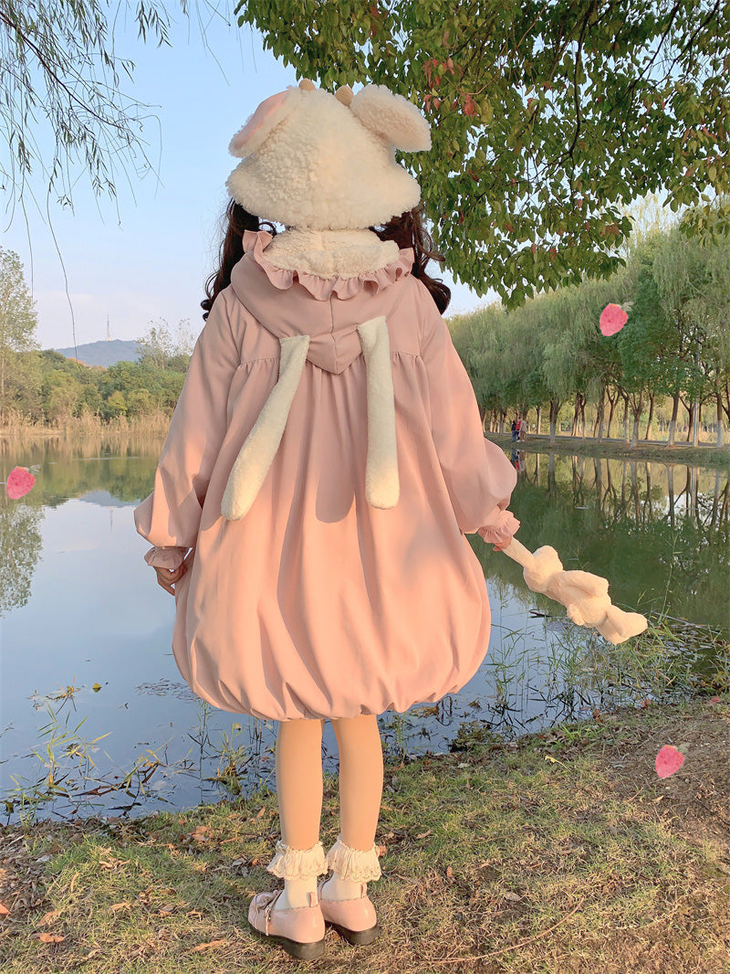 Pastel pink hot sale winter coat