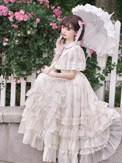 Universal Lolita Letters And Poems Bellflower Dress Petticoat Skirt Th ...