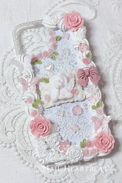 Mail Heartbeat Coquette Princess Handmade Phone iPhone Case