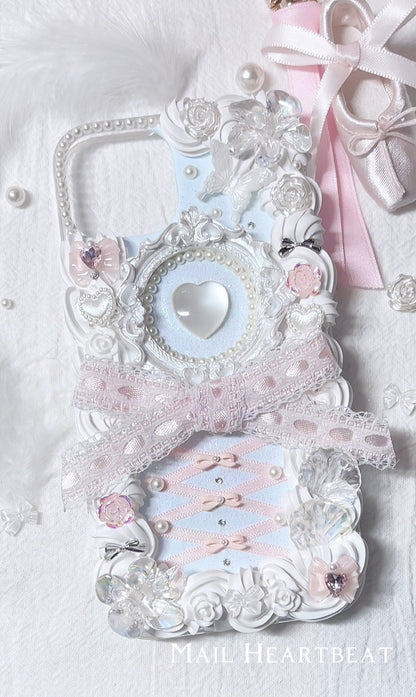 Mail Heartbeat Coquette Princess Handmade Phone iPhone Case