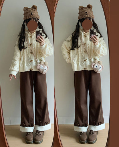 Rabbit Ears Autumn Loose Casual Pants