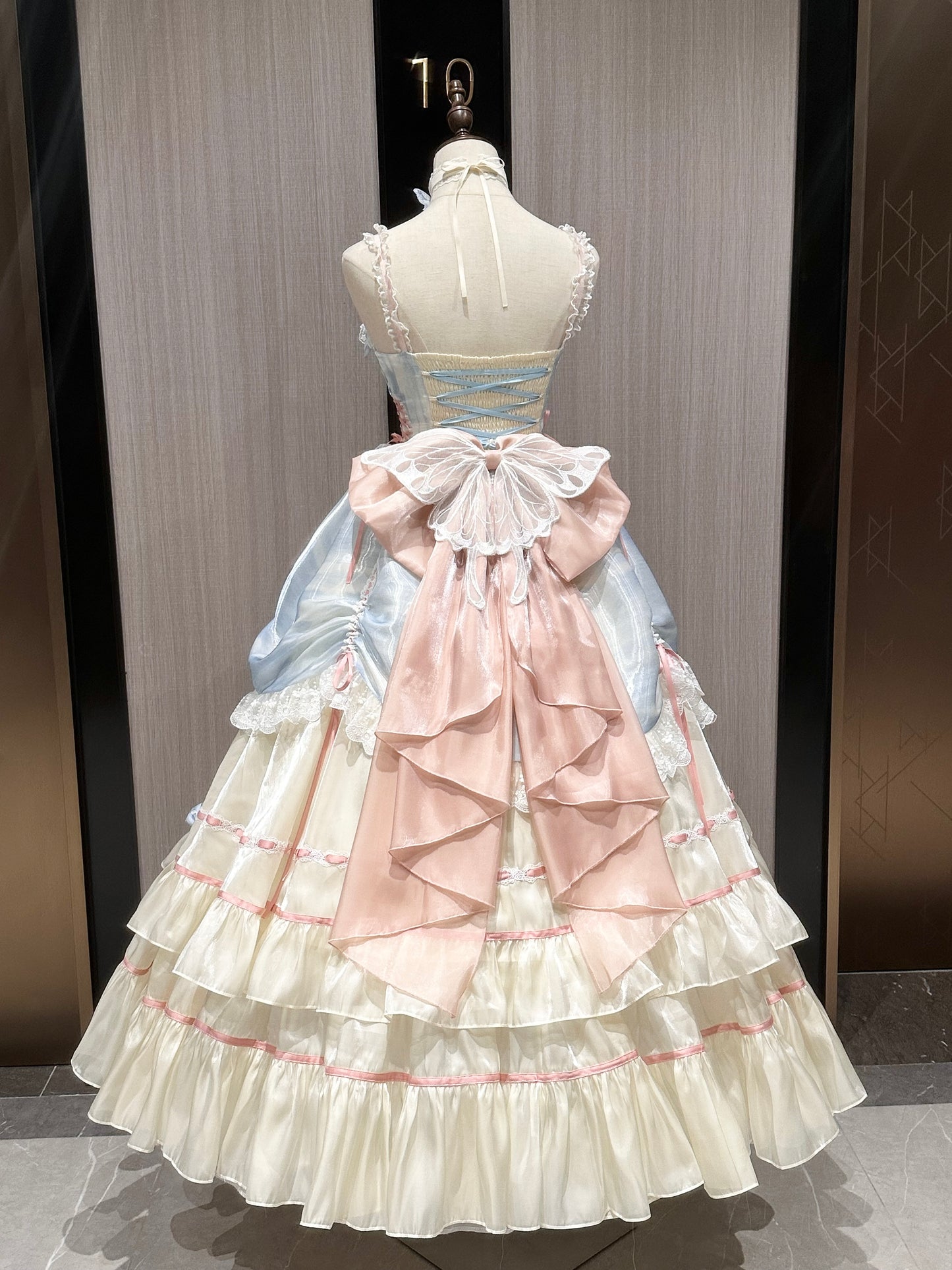 Platycodon Love Goddess Bow Butterfly Long Ver Lolita Dress