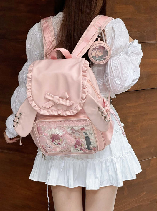 Lolita Rebillious Rabbit Ears Backpack Bag