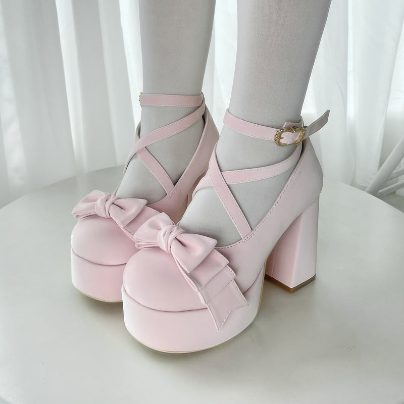 Pink and blue heels best sale