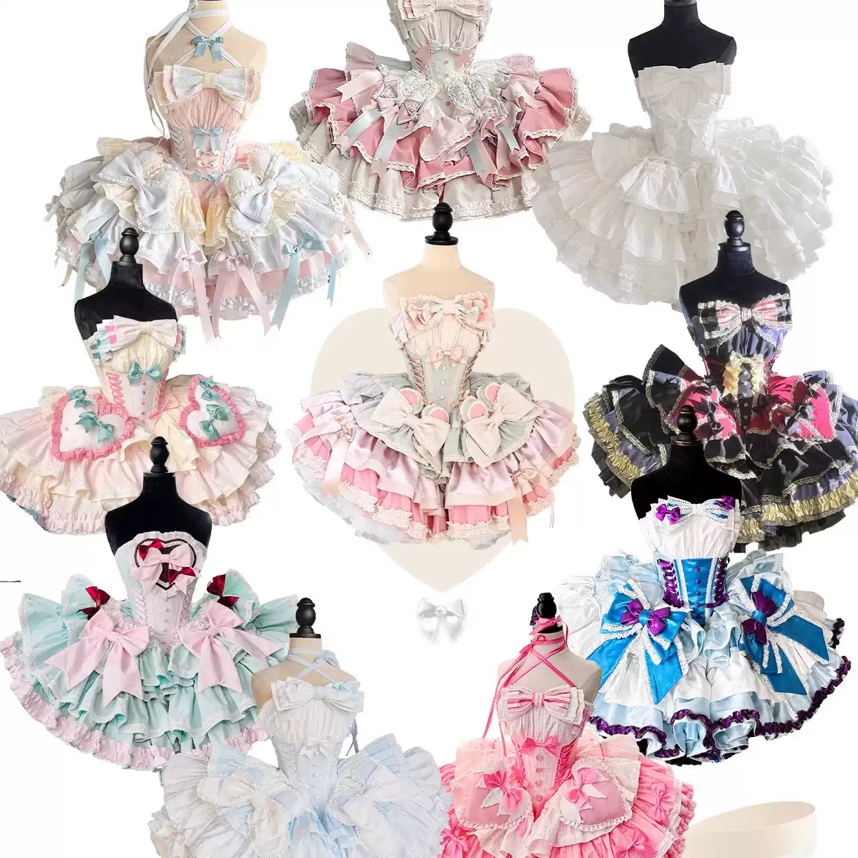 Poshepose Ribbon Dance Series Lolita Dress