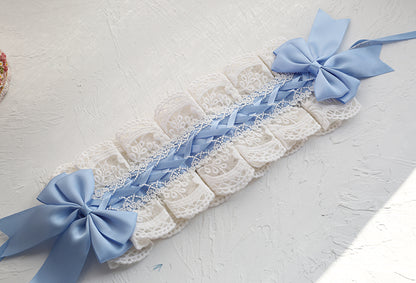 Lolita Lace Embroidery Bow Hairband Accessories