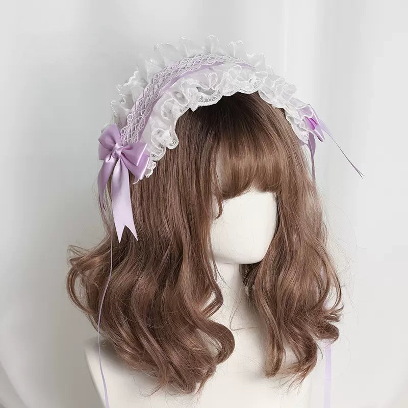 Lolita Lace Cat Ears Bow Hairband Hair Accessories