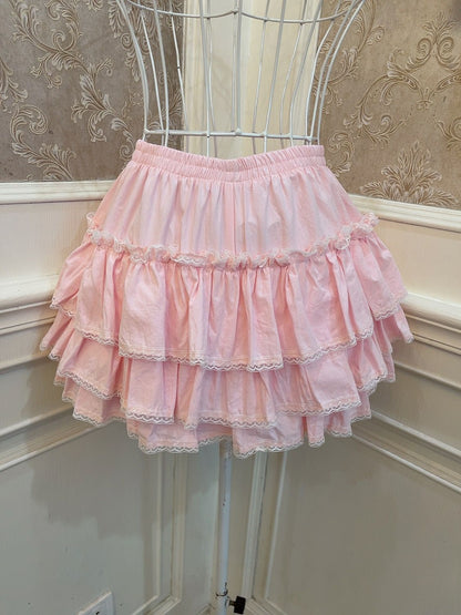 Sweetheart Princess Royal Pink Elastic Short Skirt Shorts Bloomers