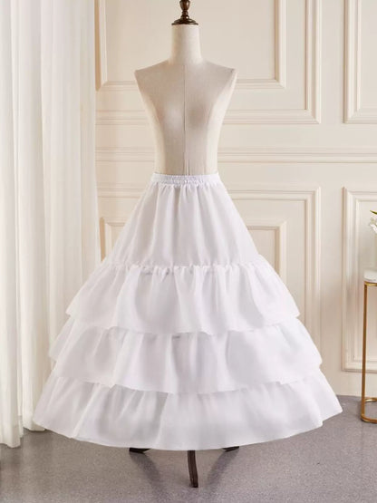 Lolita Puffy Petticoat Slip Short Mid Long Dress Support