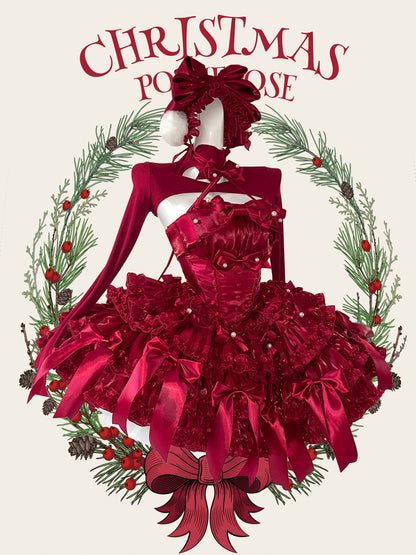 Poshepose Christmas Dance Series Red Lolita Dress