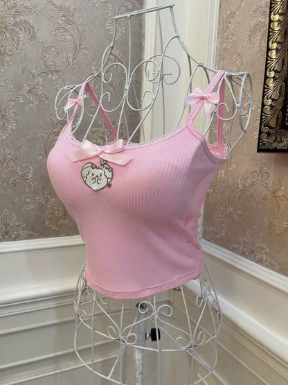 Sweetheart Princess Sweet Pink Puppy Camisole Top