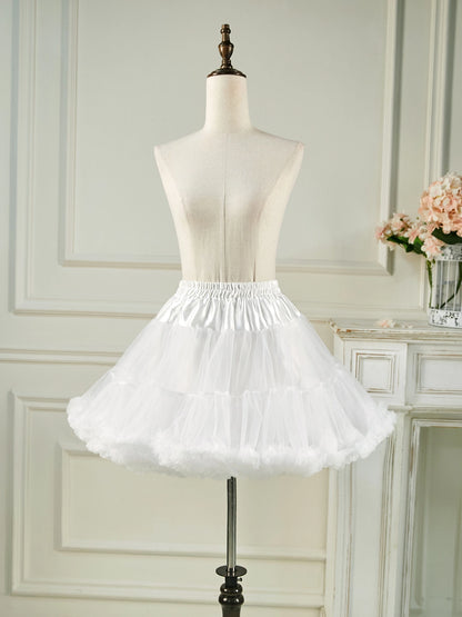 Lolita Puffy Petticoat Slip Short Mid Long Dress Support