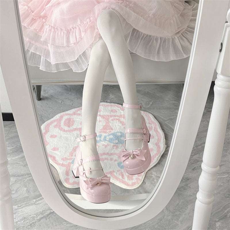 Cookie Sauce Lolita Sweet Love Height Heels Mary Jane Shoes