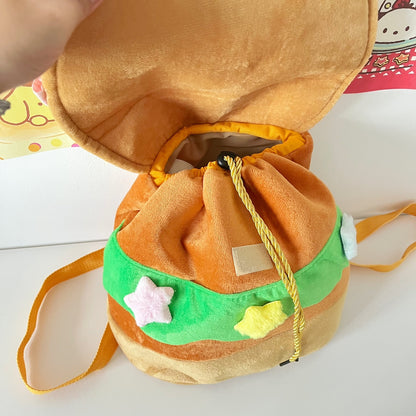 Kitty Hamburger Doll Large Capacity Bag Backpack