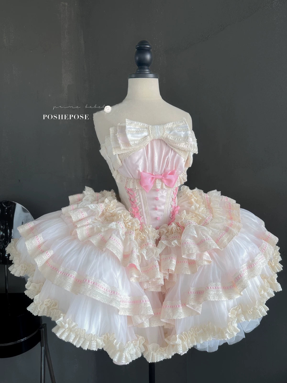 Poshepose Ribbon Dance Series Lolita Dress