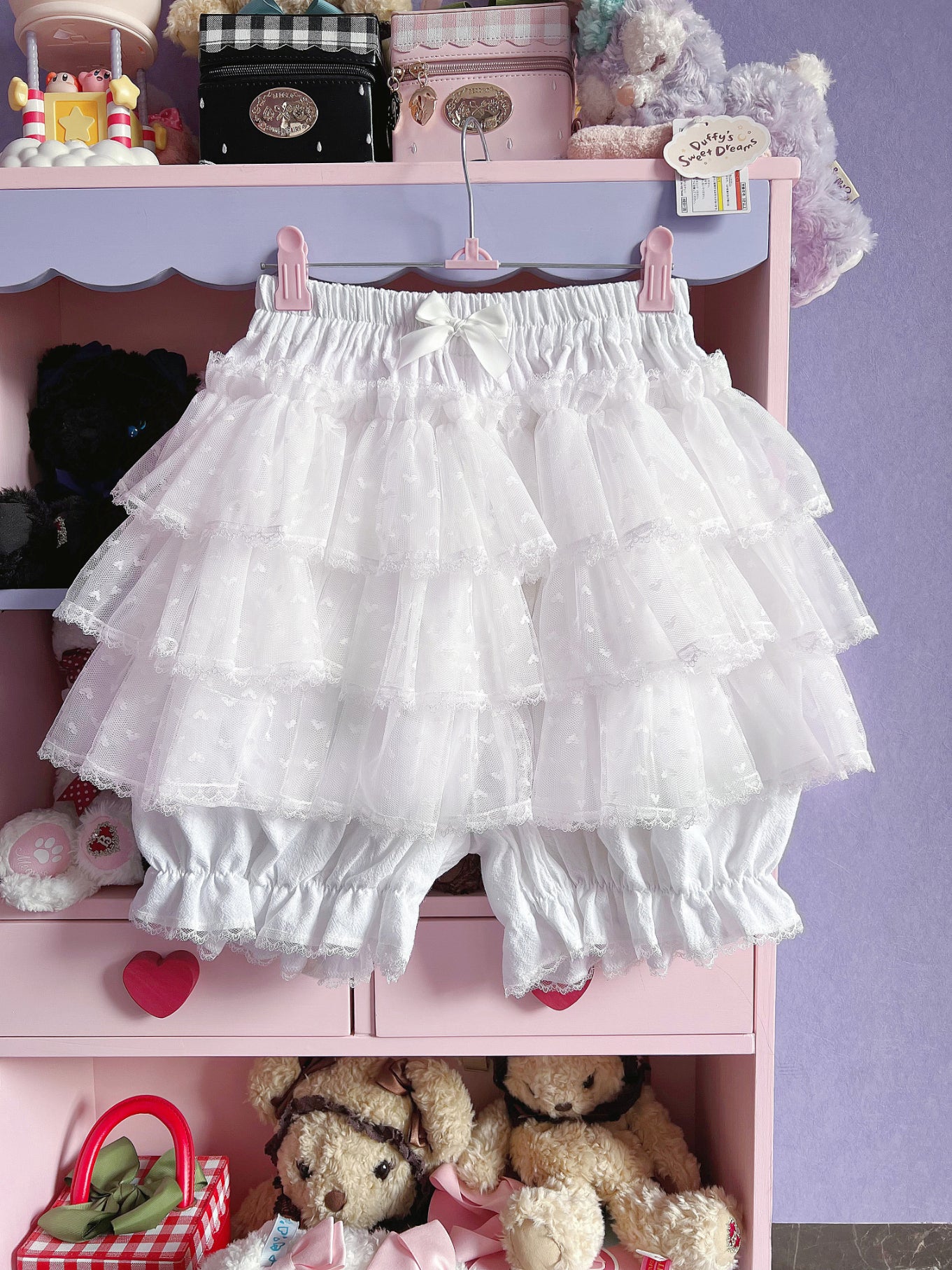 Plus Size EGL Ruffle Puffy Fake Cake Skirt Pumpkin Bloomers Shorts