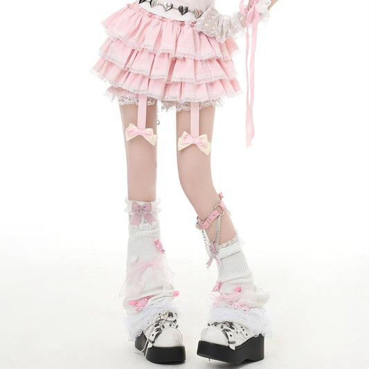 Crazy Girl Super Cake Pink Red Black Elastic Skirt Bloomers