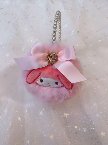 Sweetheart Princess Cartoon Melody Cinnamon Dog Purple Devil Pearl Winter Earmuffs