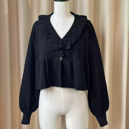 Mist Lolita Sweet V Neck Cardigan Jacket