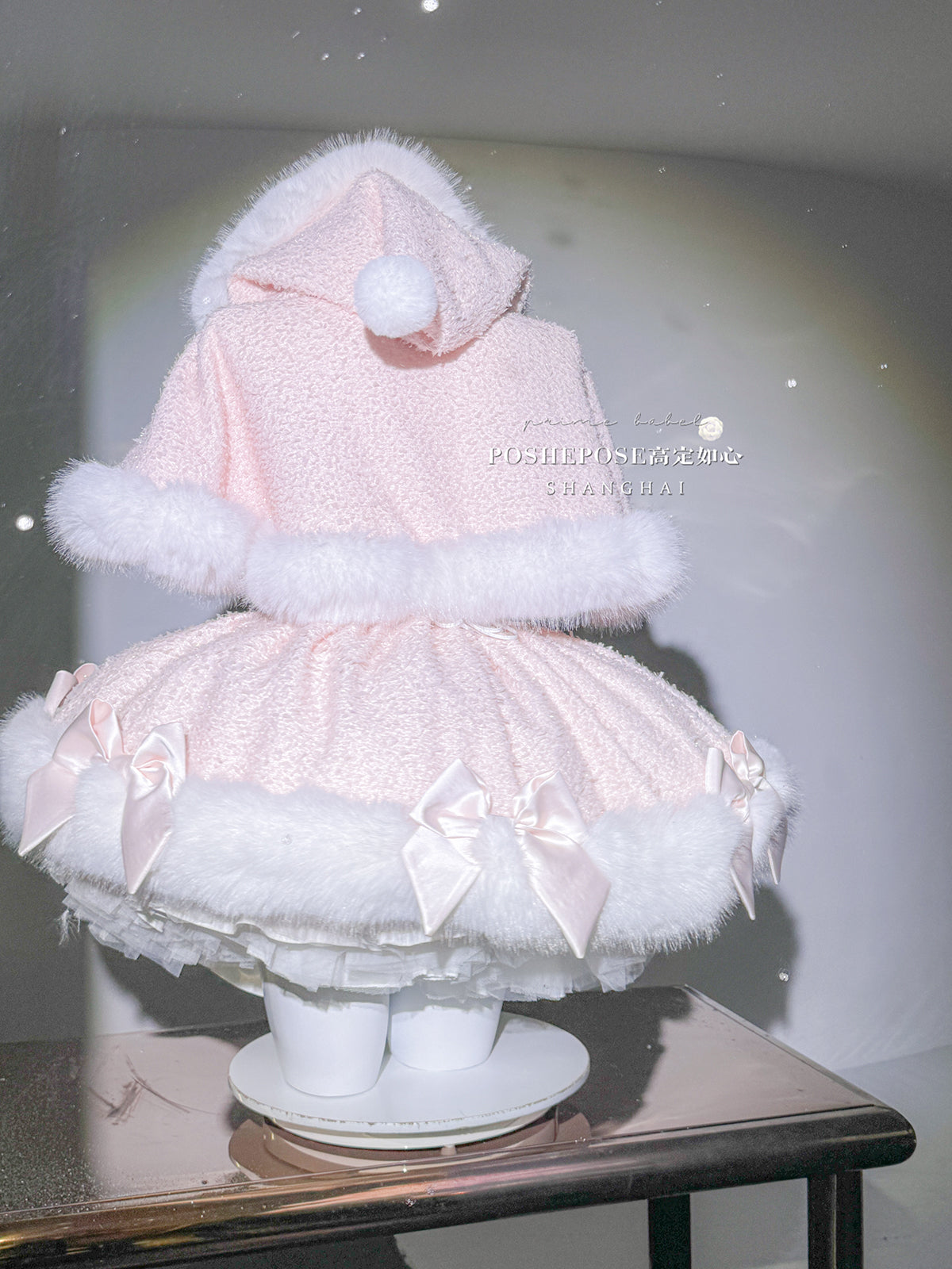 Poshepose Christmas Dance Series Pink Snow Lolita Dress