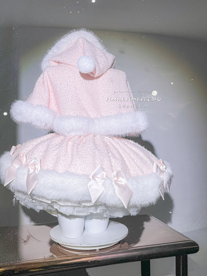 Poshepose Christmas Dance Series Pink Snow Lolita Dress