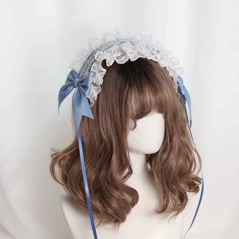 Lolita Lace Cat Ears Bow Hairband Hair Accessories