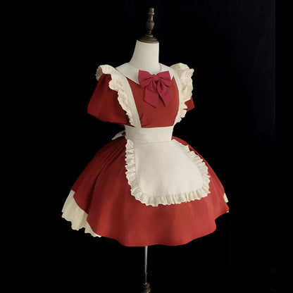 Universal Lolita Kiss Kiss Maid Cosplay Dress