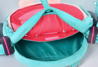 Smile Green & Sakura Miku Pink Backpack Messenger Bag