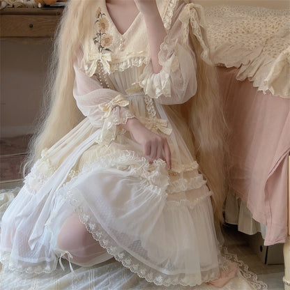 Unknown Star Sunflower Yellow Cream Lolita Spring Fall Dress