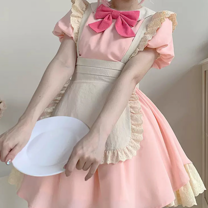 Universal Lolita Kiss Kiss Maid Cosplay Dress