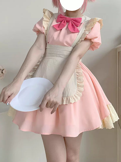 Universal Lolita Kiss Kiss Maid Cosplay Dress