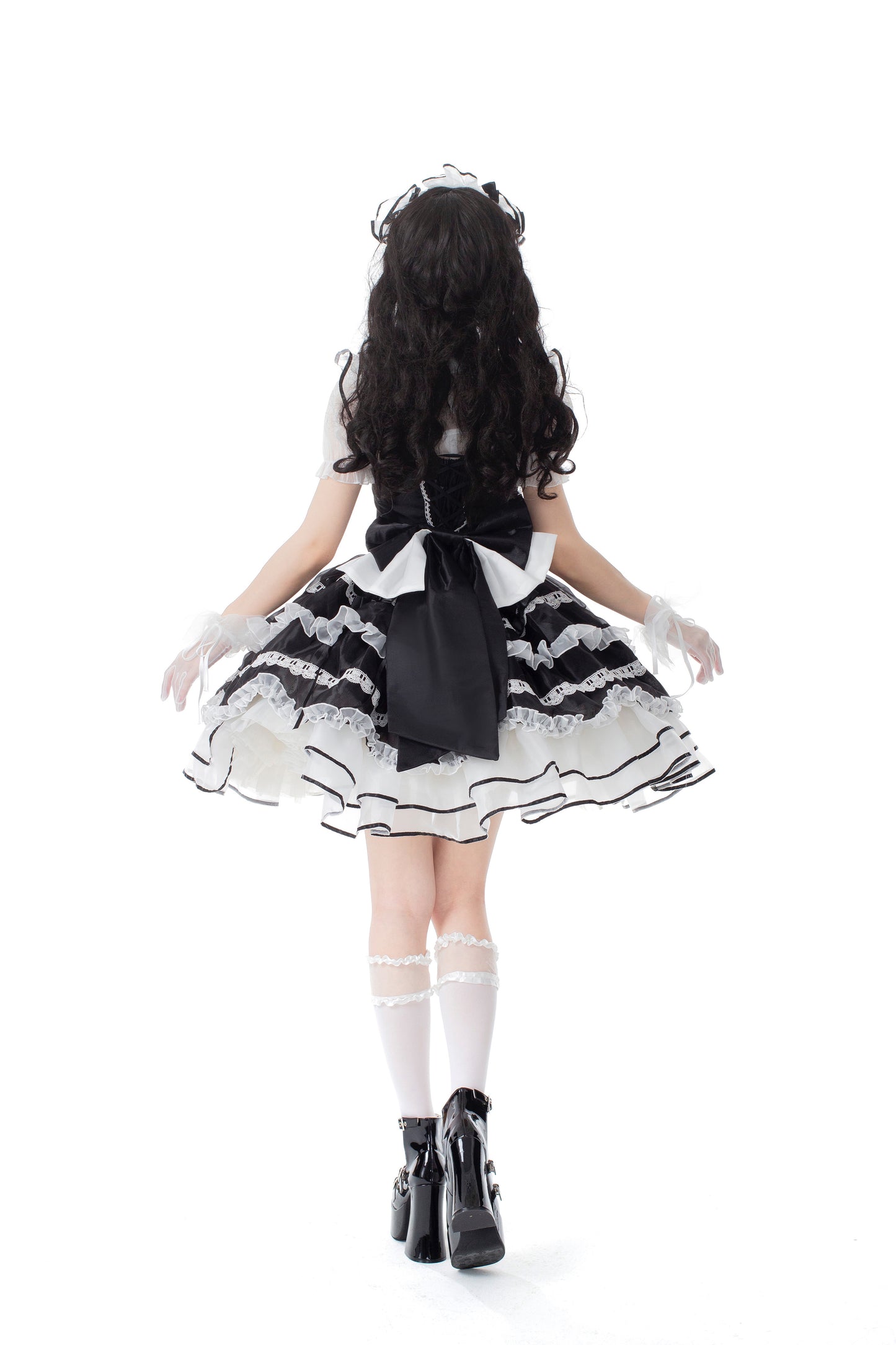 Pillow Fairy Tale Lolita Tsubaki Sakura Pink Blue Black Lolita Dress