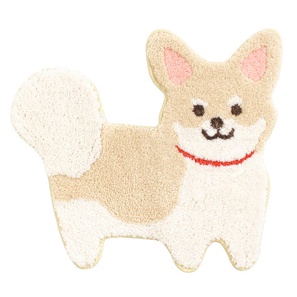 Cute Animal Shiba Inu Dog Puppy Cat Sheep Alpaca Bathroom Non Slip Mat Rug Carpet Decor