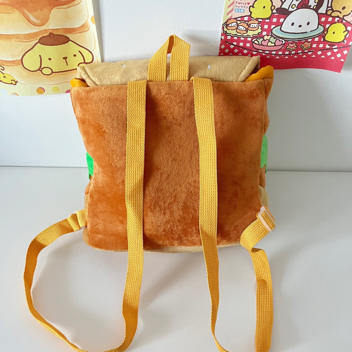 Kitty Hamburger Doll Large Capacity Bag Backpack