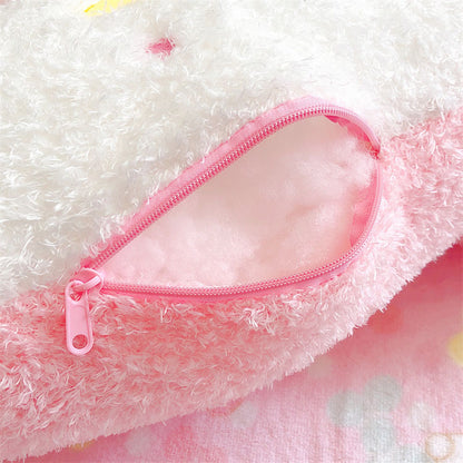 Cute Girl Pink Melody Wink Plush Plushie Cushion Pillow Room Decor