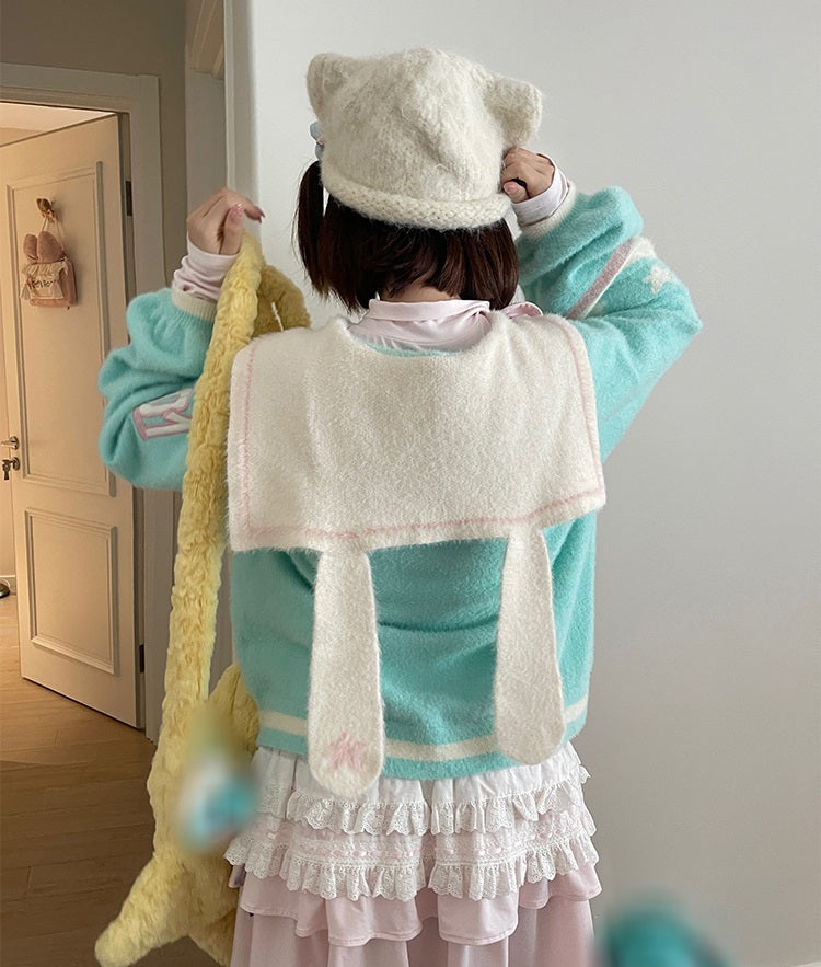 Confession Balloon Miku Sailor Collar Green Sweater