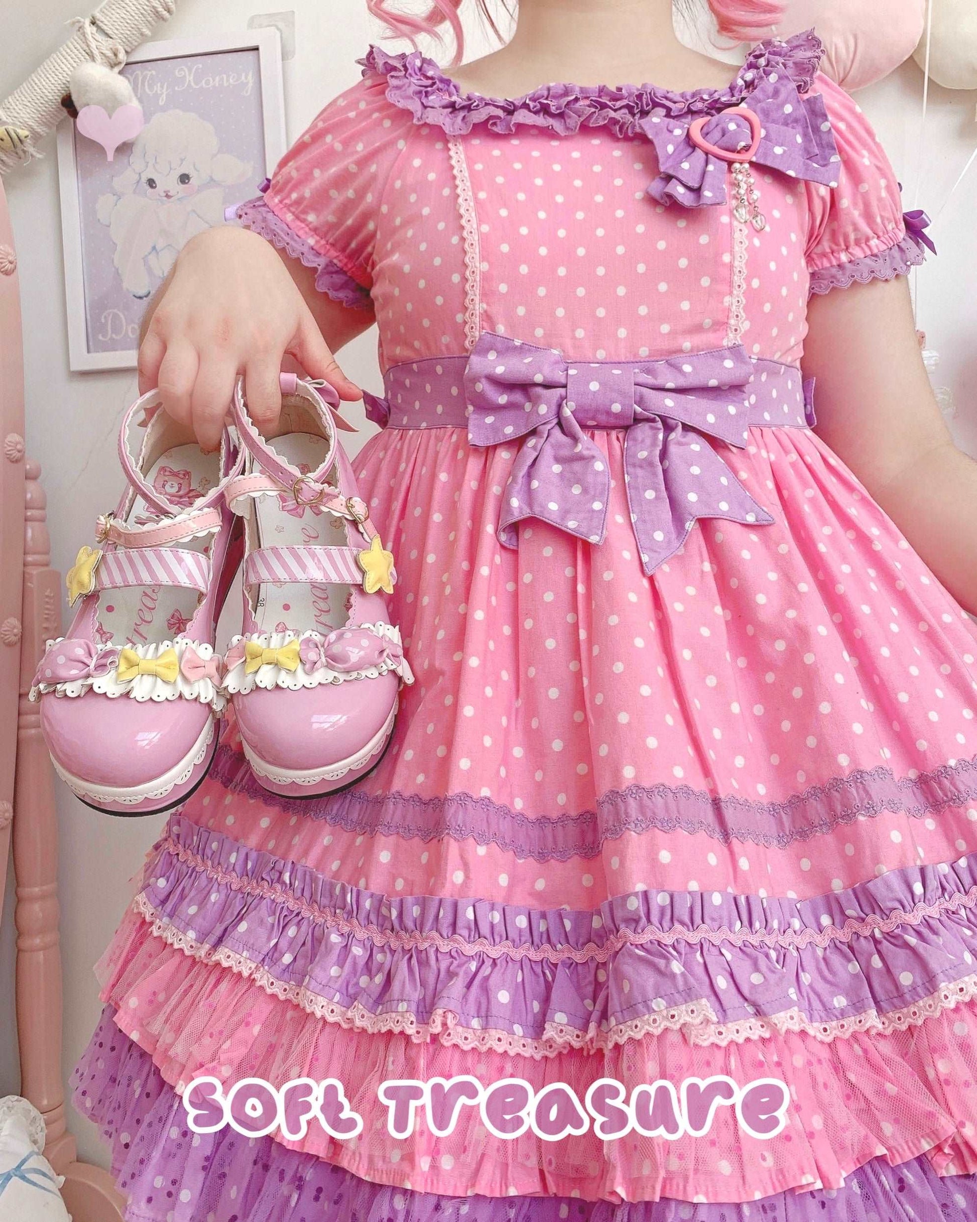 Candy Girl Star EGL High Heels Mary Jane Shoes