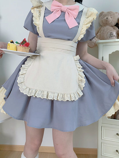 Universal Lolita Kiss Kiss Maid Cosplay Dress