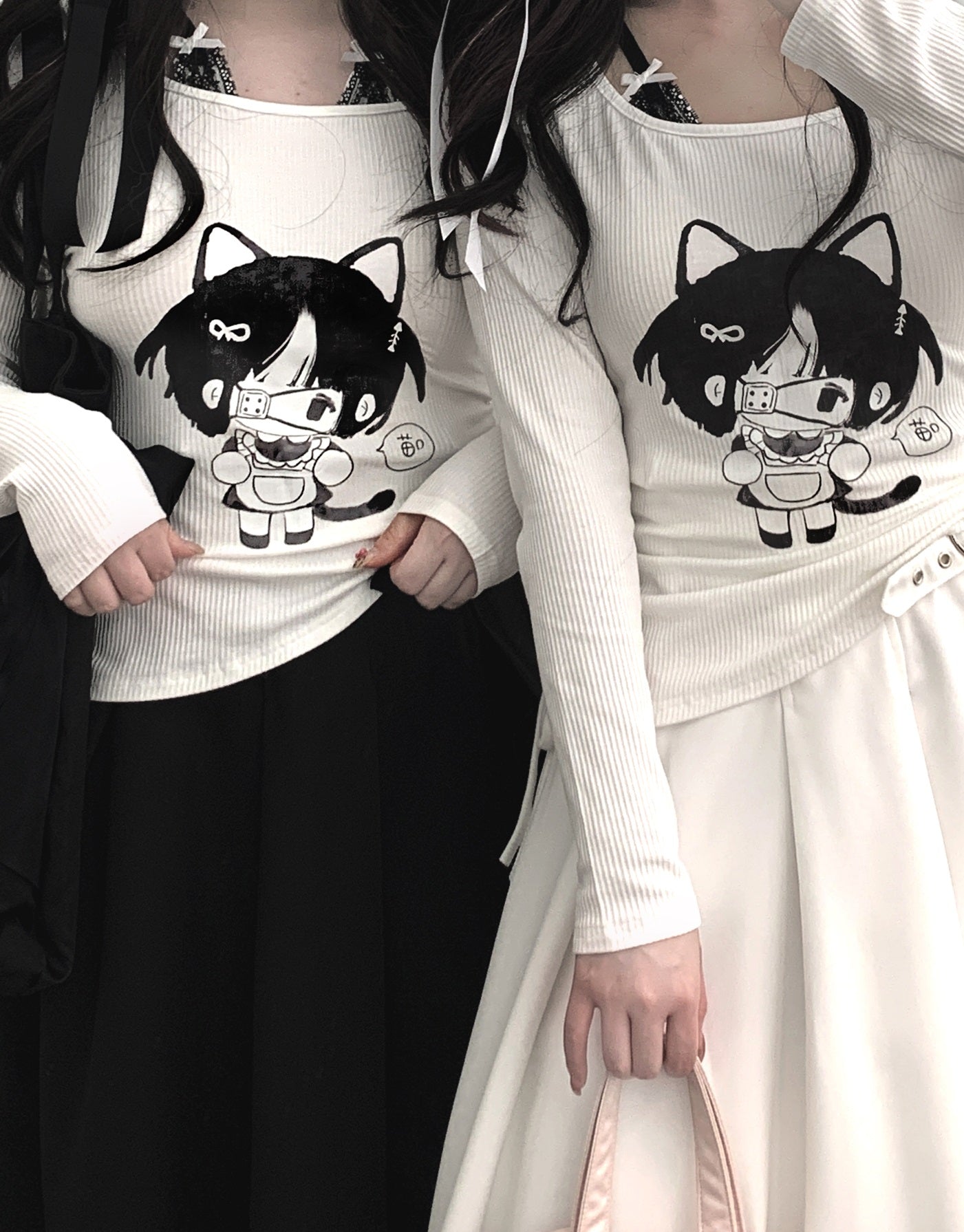 Kitten Bullet Chuunibyou Cat Girl White Shirt Top