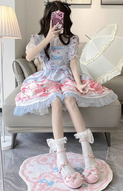 Biscuit Cookie Lolita Milk Party Low Heels Mary Jane Shoes