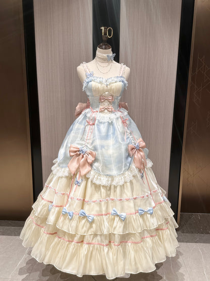 Platycodon Love Goddess Bow Butterfly Long Ver Lolita Dress