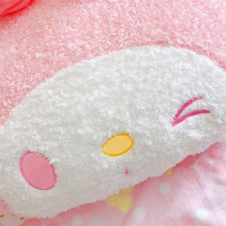 Cute Girl Pink Melody Wink Plush Plushie Cushion Pillow Room Decor