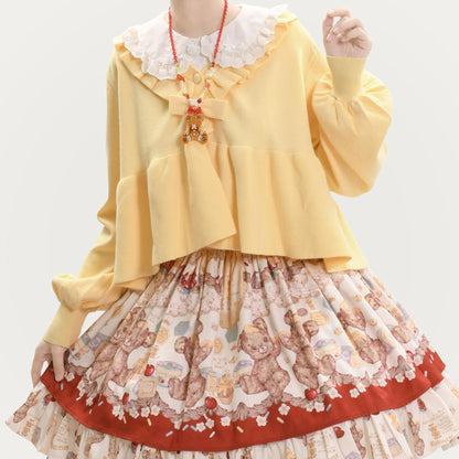 Mist Lolita Sweet V Neck Cardigan Jacket