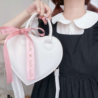 Baby Face Girl Heart Love Shaped EGL Crossbody Messenger Bag