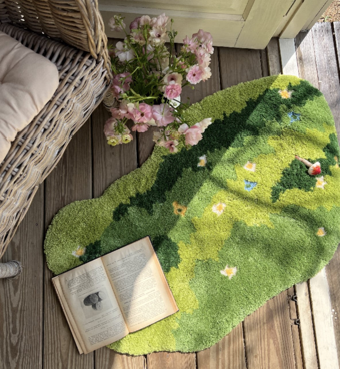 Valley of Youth Nature Soft Mat Moss Rugs Carpets Bedroom Decor