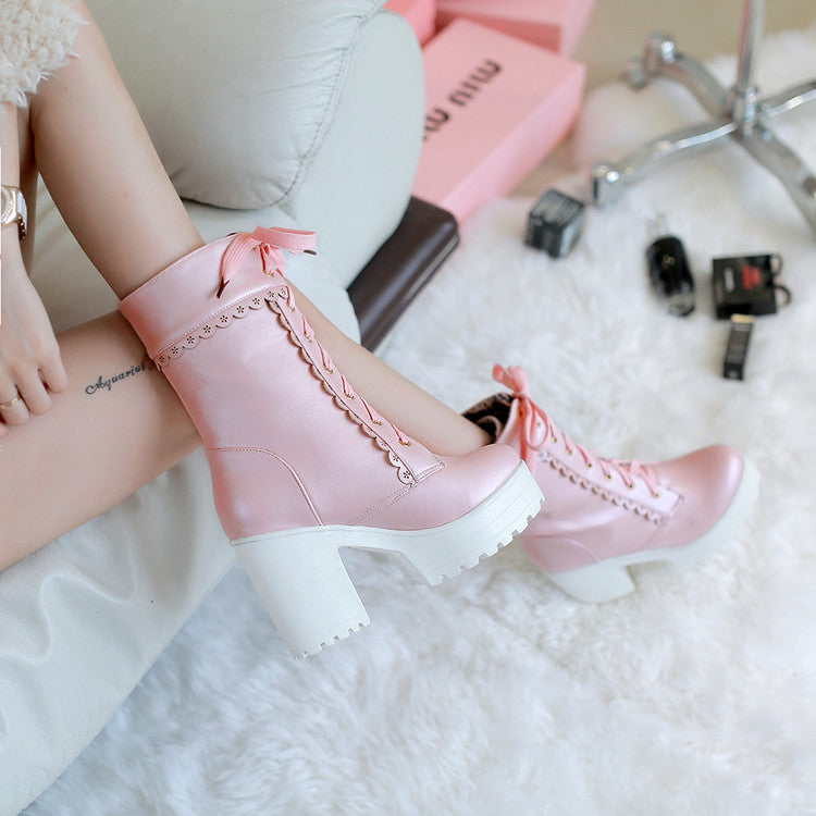 Sweet Princess High Heels Boots