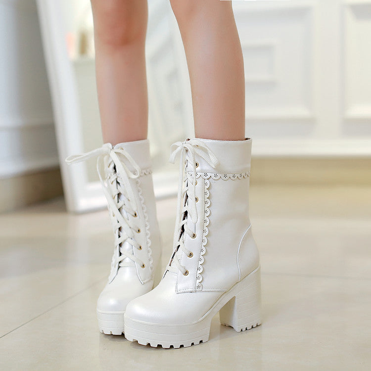 Sweet Princess High Heels Boots