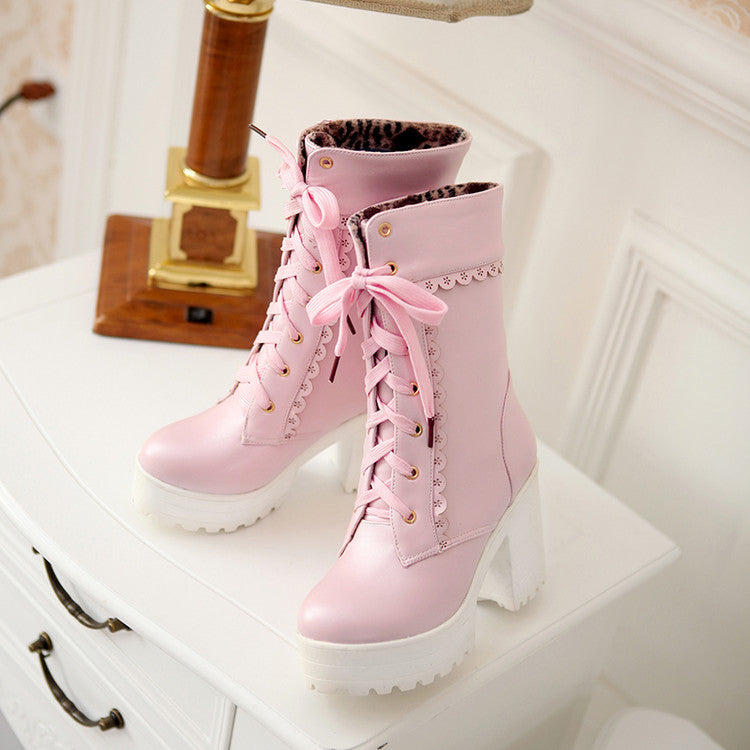 Sweet Princess High Heels Boots