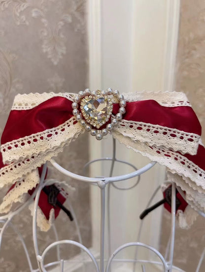 Sweetheart Princess Runaway Princess Heart Diamond Headband Hairband Hair Accessories