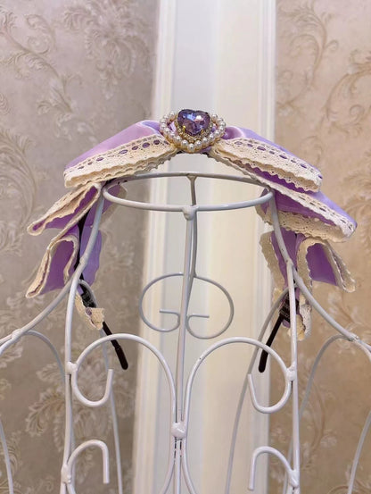 Sweetheart Princess Runaway Princess Heart Diamond Headband Hairband Hair Accessories